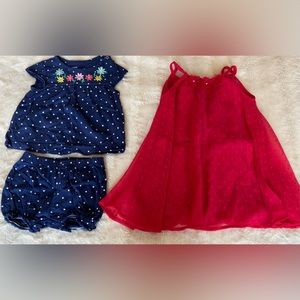 Bundle dress and matching shirt/shorts